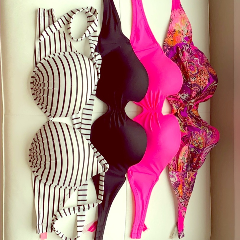 Victoria’s Secret 34 D Bandeau Bikini tops!